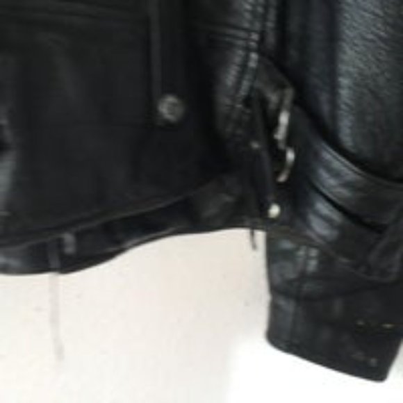 Harley-Davidson Ride Free Vintage Leather Motorcycle Jacket - Picture 6 of 13